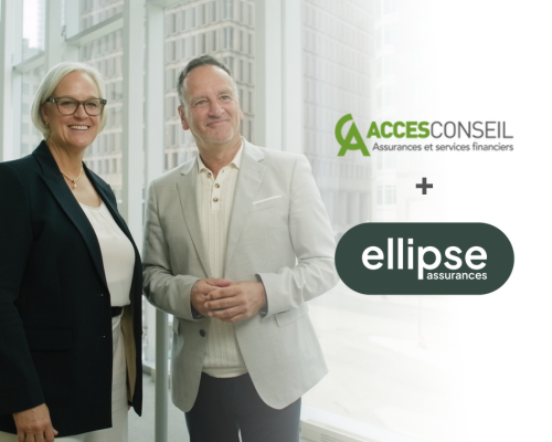Catherine Mainguy, PDG d’AccèsConseil et Patrice Jean, président d’Ellipse Assurances | Ellipse Assurances